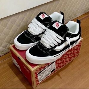 Vans Classic Black and White Skate Shoes